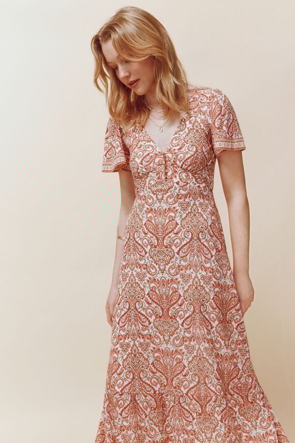 Springfield Mykonos dress beige