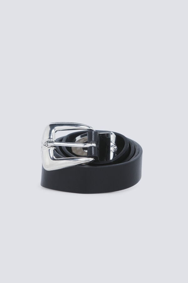 Springfield Cowboy buckle belt black