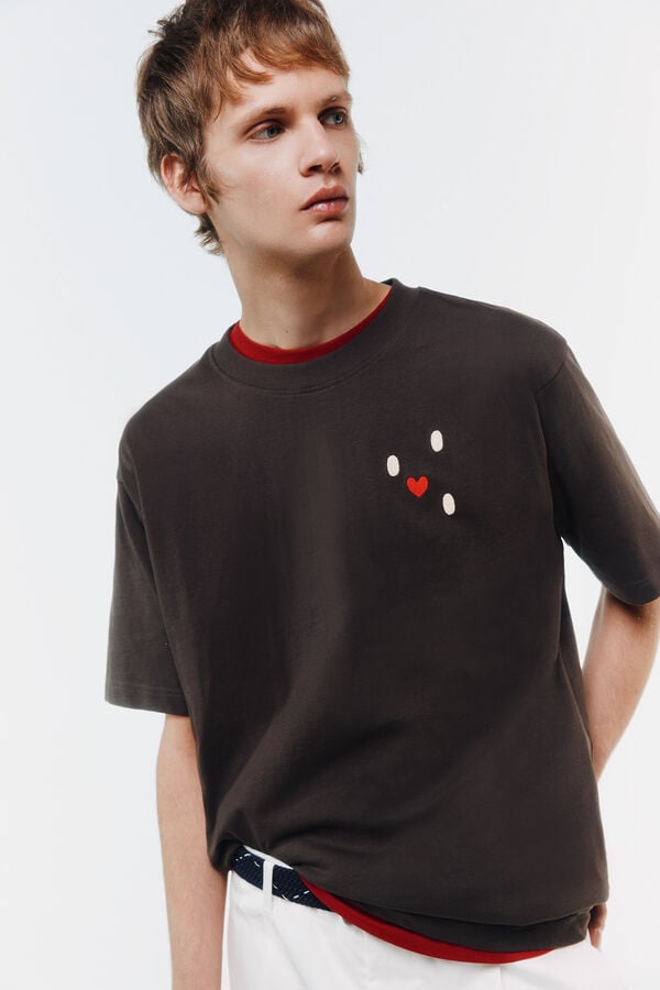 Springfield T-shirt Alei x Springfield beige