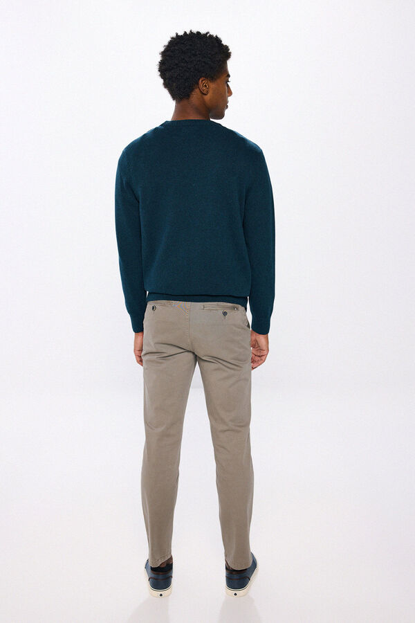 Springfield Plain colour jumper acqua