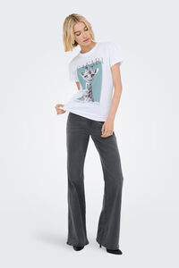 Only Camiseta estampada manga corta