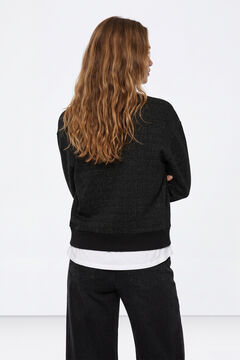 Tiffosi Sudadera cuello redondo efecto brillante