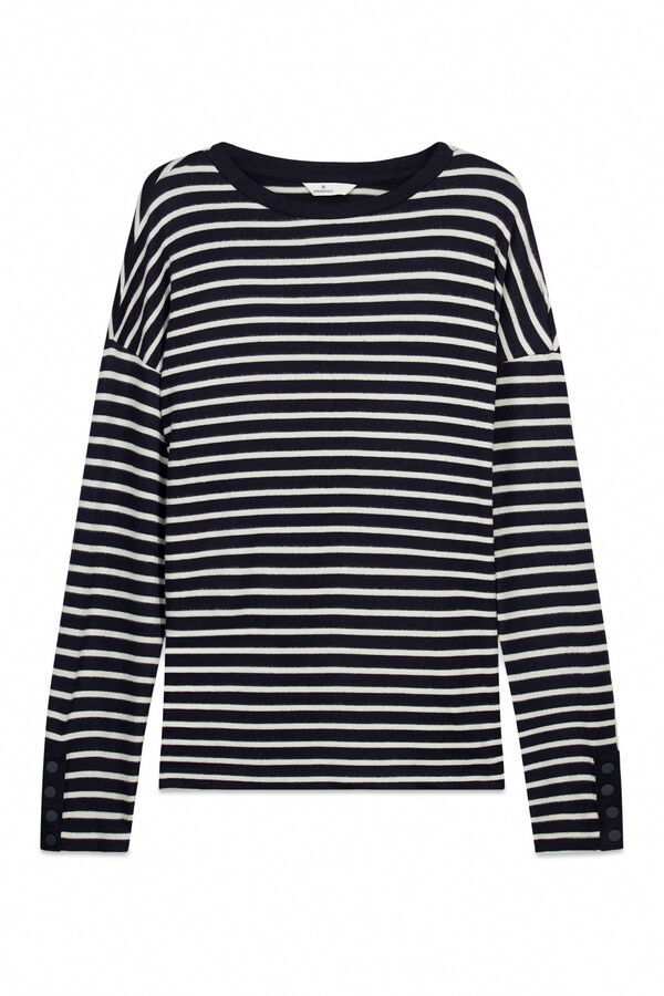 Springfield Double stripe T-shirt blue