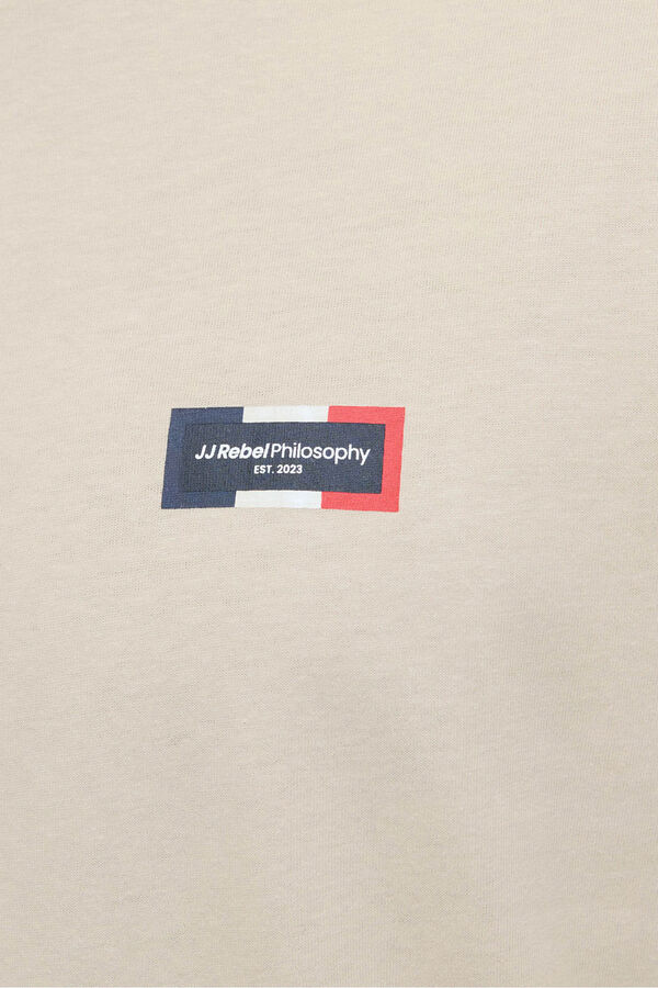 JJ REBEL Basic logo T-shirt  grey