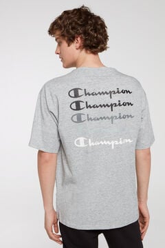 Springfield short-sleeved T-shirt with Champion logo gray