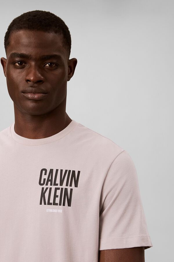 CK Jeans Camiseta de manga curta rosa