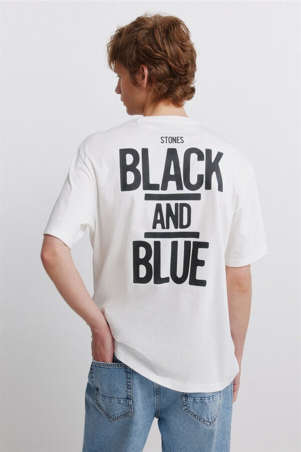 Springfield Rolling Stones T-shirt beige