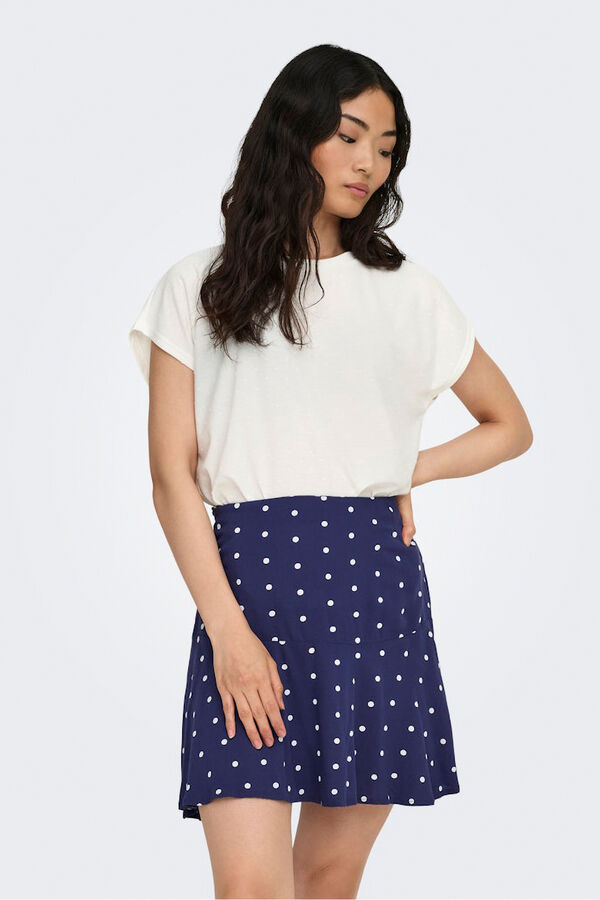 Only Plumetis T-shirt white