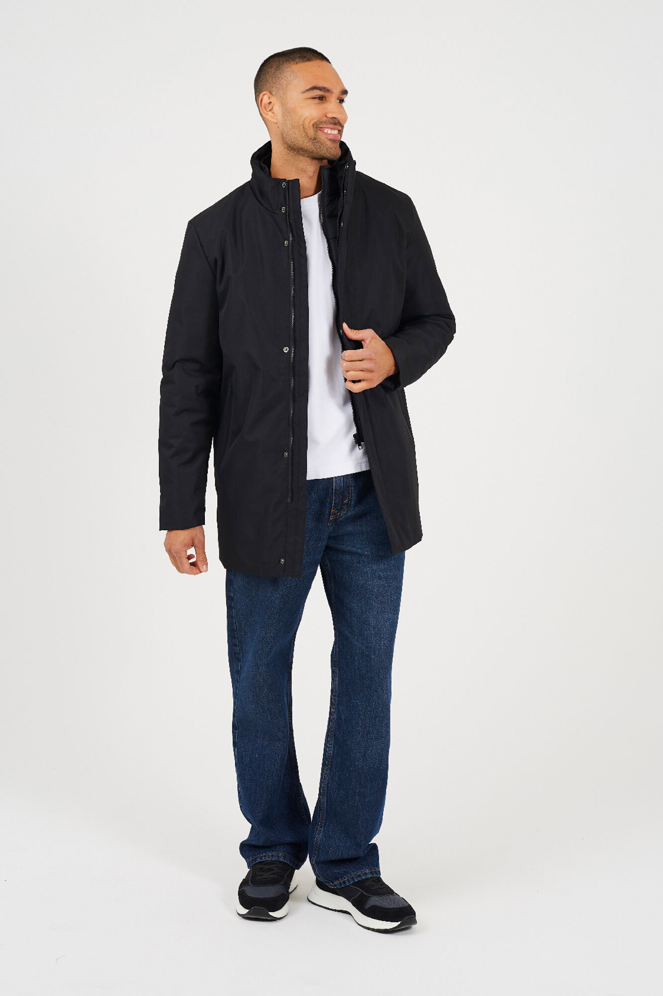 Brave Soul Sobretudo de camada dupla