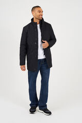 Brave Soul Abrigo con doble capa negro