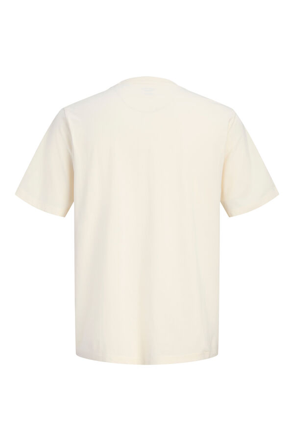 Jack & Jones PLUS Logo short sleeve T-shirt beige
