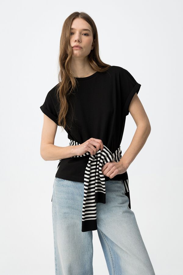 Tiffosi Short-sleeved T-shirt noir