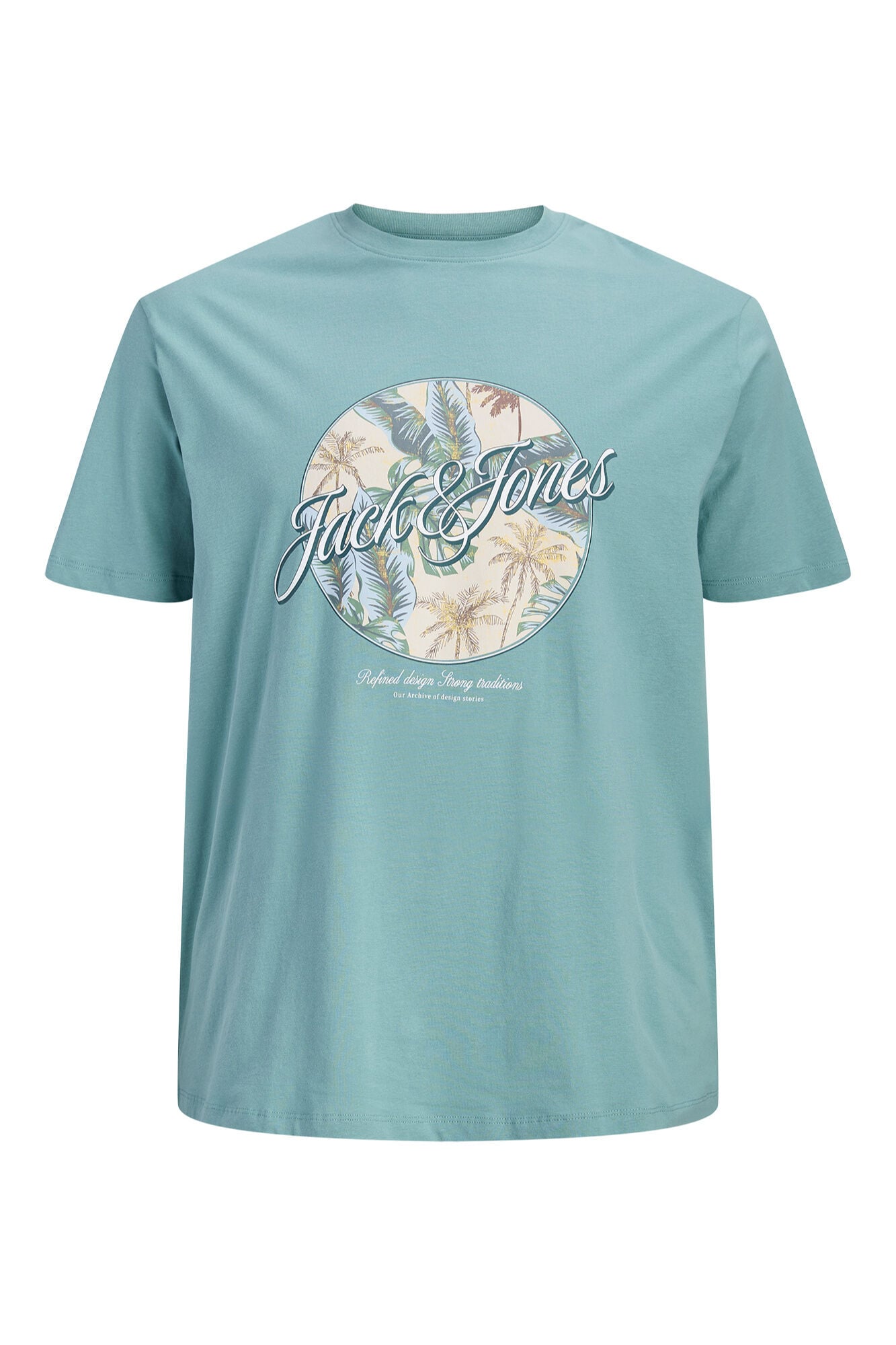 Jack & Jones PLUS T-shirt de algod&atilde;o estampada