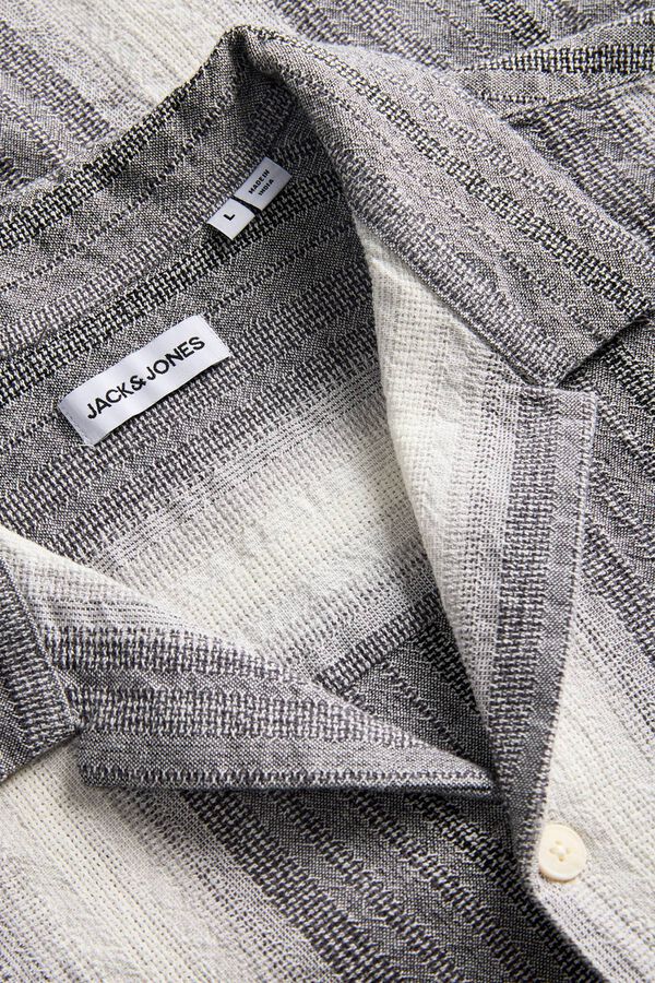 Jack & Jones Camisa resort rayas negro