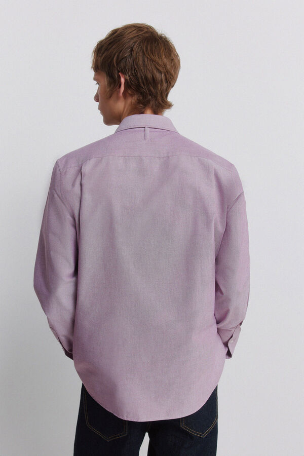 Springfield Oxford wrinkle-free shirt red