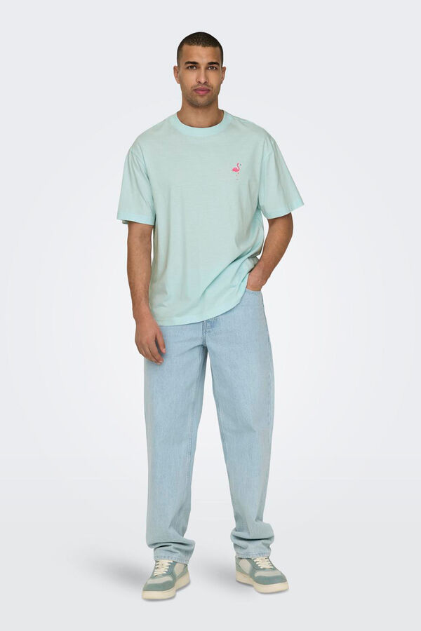 Springfield Short sleeve T-shirt indigo blue
