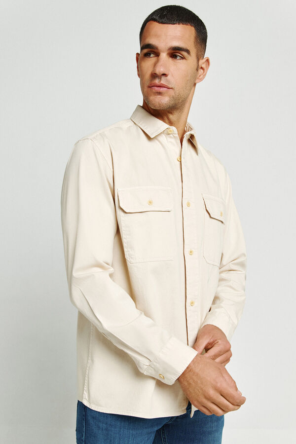 Jack & Jones Serge regular fit shirt grey