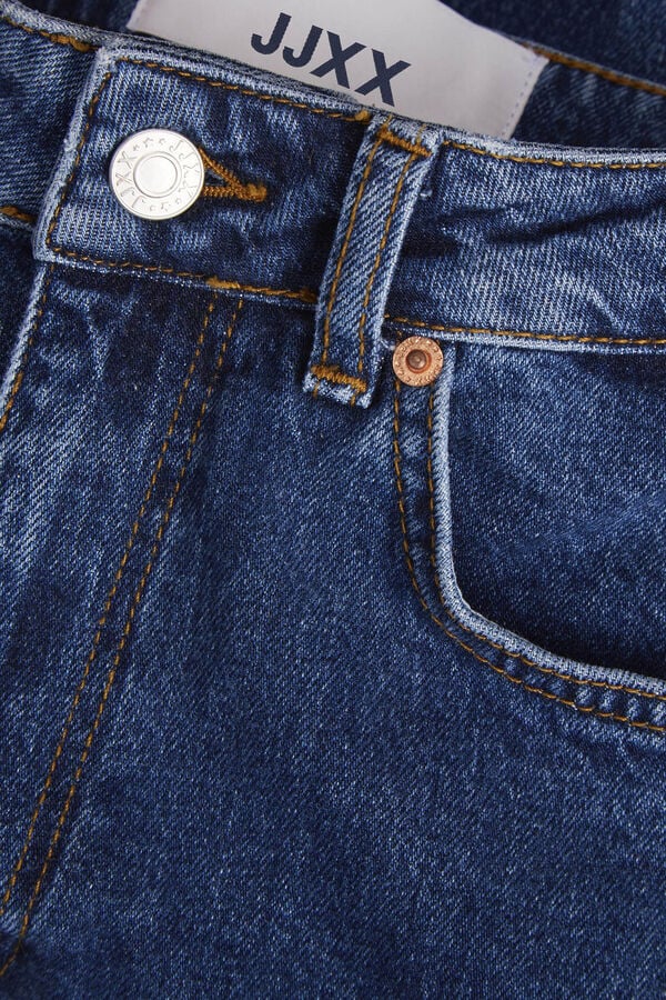 Springfield Bootcut-Jeans mit hohem Bund azulado