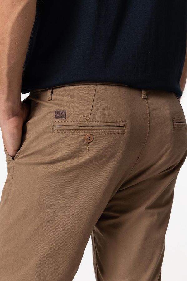 Tiffosi Pantalones Chino Slim Fit beige