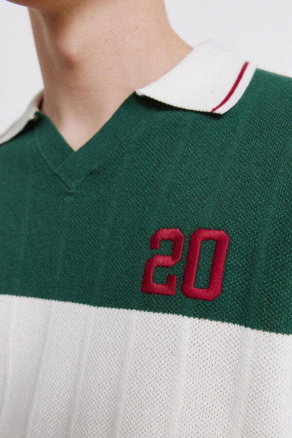 Springfield Contrast polo shirt green