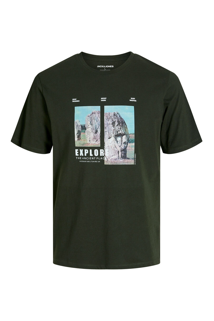 Camiseta regular fit estampada