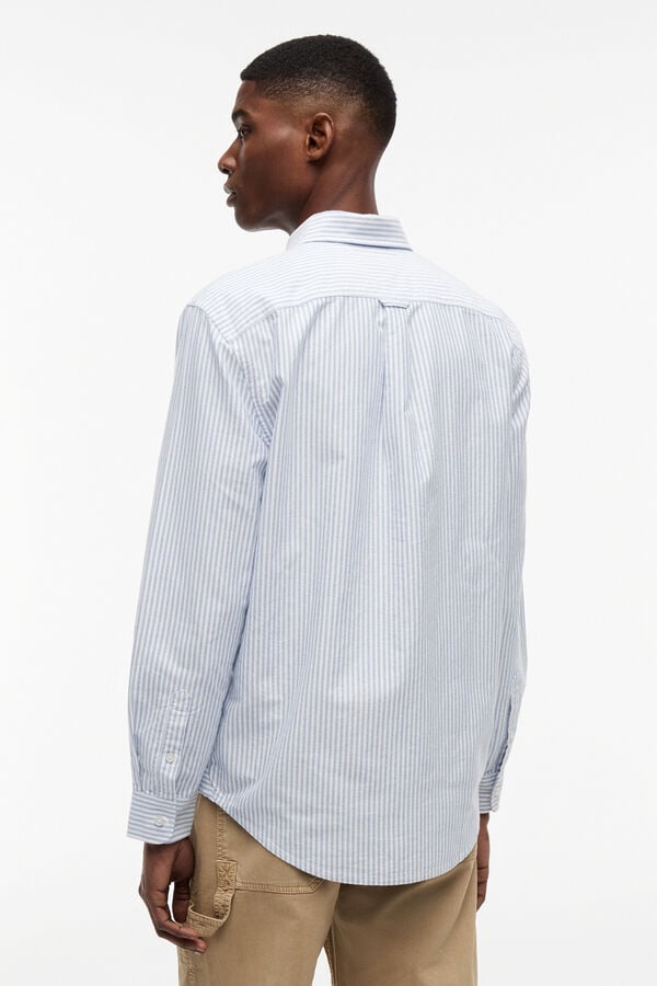 Tommy Jeans Striped regular fit oxford shirt printed