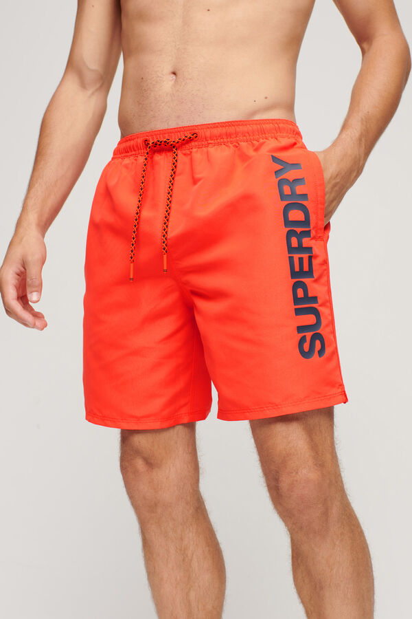 Springfield 43.2 cm swim shorts with Sport graphic crvena