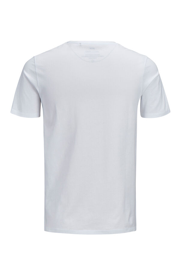 Jack & Jones PLUS Basic logo T-shirt  white