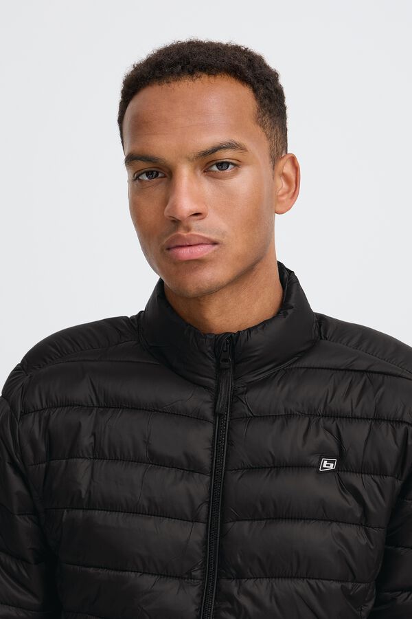 Blend Lightweight zip fastening jacket black