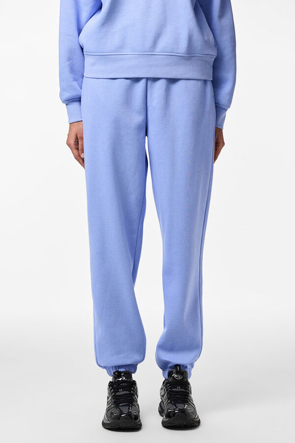Pieces Cuffed jogger blue