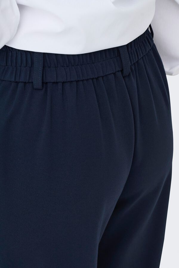 Only Wide Leg tailored trousers blue