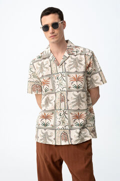 Tiffosi Camisa relaxed estampada