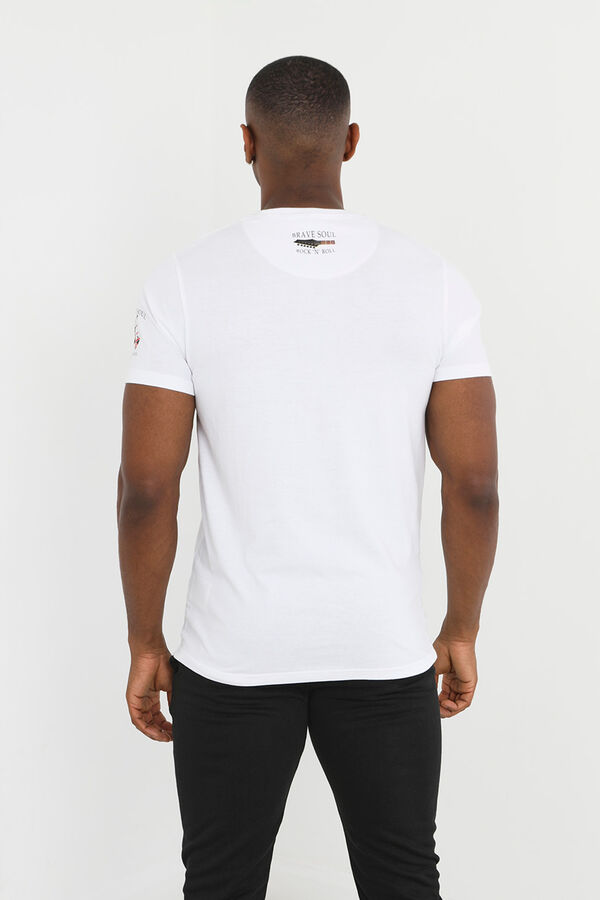 Springfield T-shirt instrumentos musicais branco