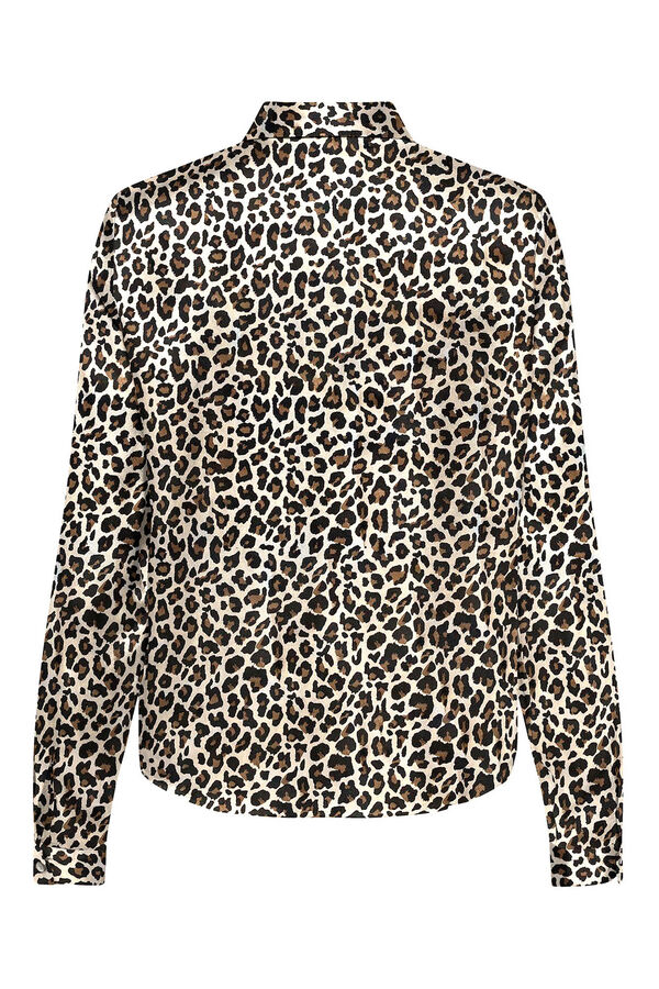 JDY Satin-Finish shirt white