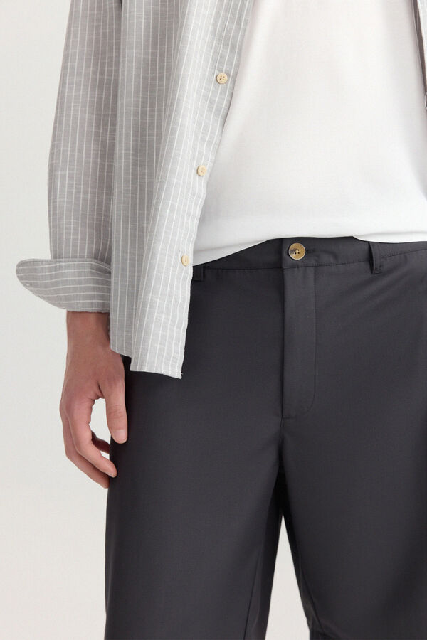 Springfield Relaxed fit Bermuda shorts grey