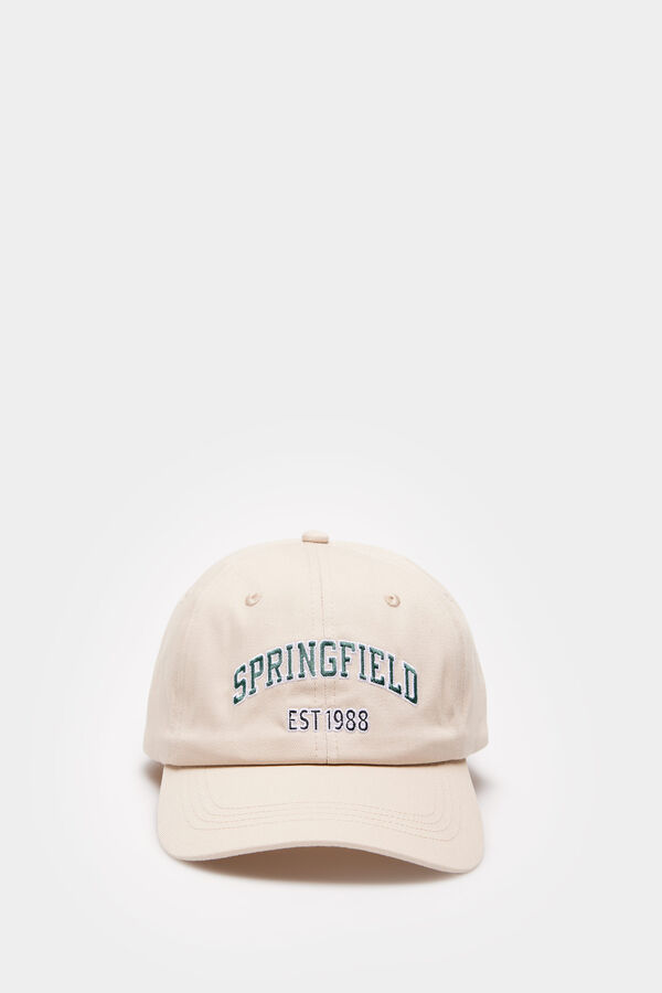 Springfield Springfield-logós baseballsapka természetes