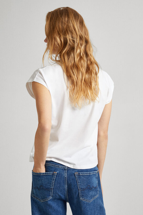 Springfield T-shirt Algodão Logo Estampado branco