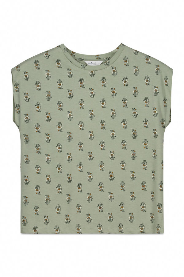 Springfield Printed short sleeve T-shirt red