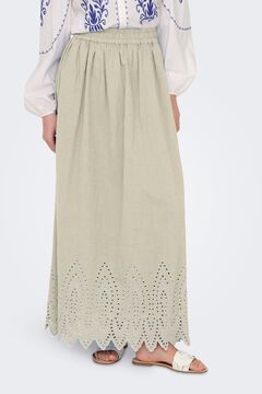 Only Falda larga con bordados