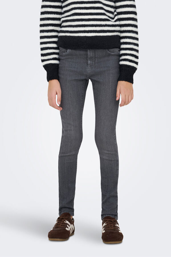 Only Girls Skinny Jeans grey