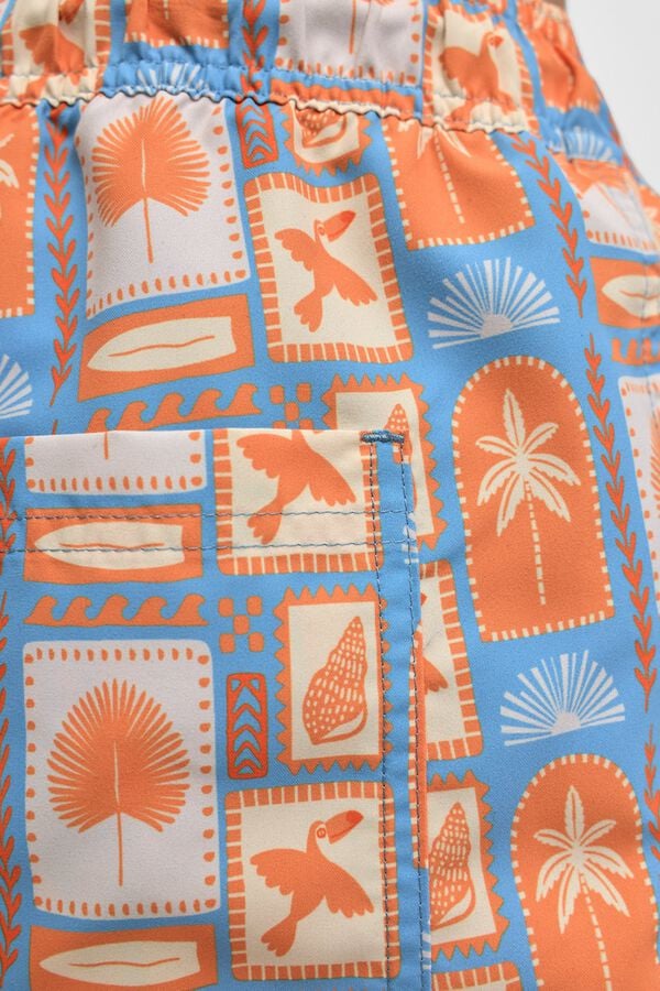 JJ REBEL Regular fit swimwear blue