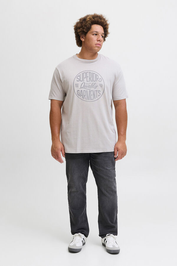 Jack & Jones PLUS Jeans slim fit cinco bolsillos negro