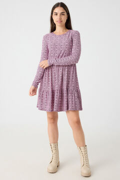 Springfield Printed dress violet
