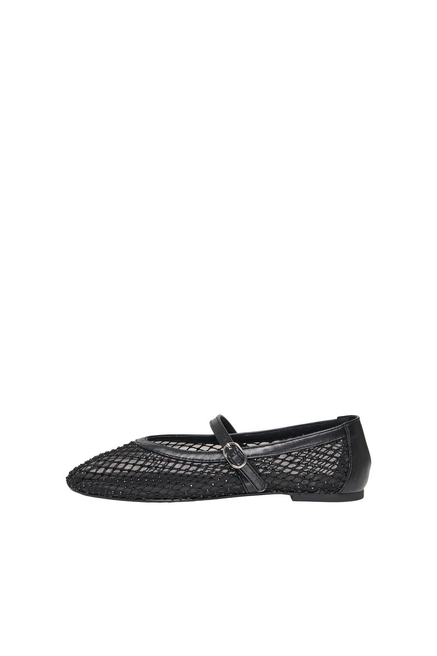 Bailarina plana calada strass