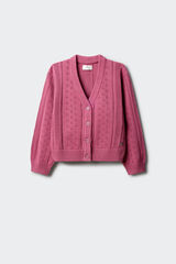 Springfield Kids Cardigan punto ni&ntilde;a morado/lila