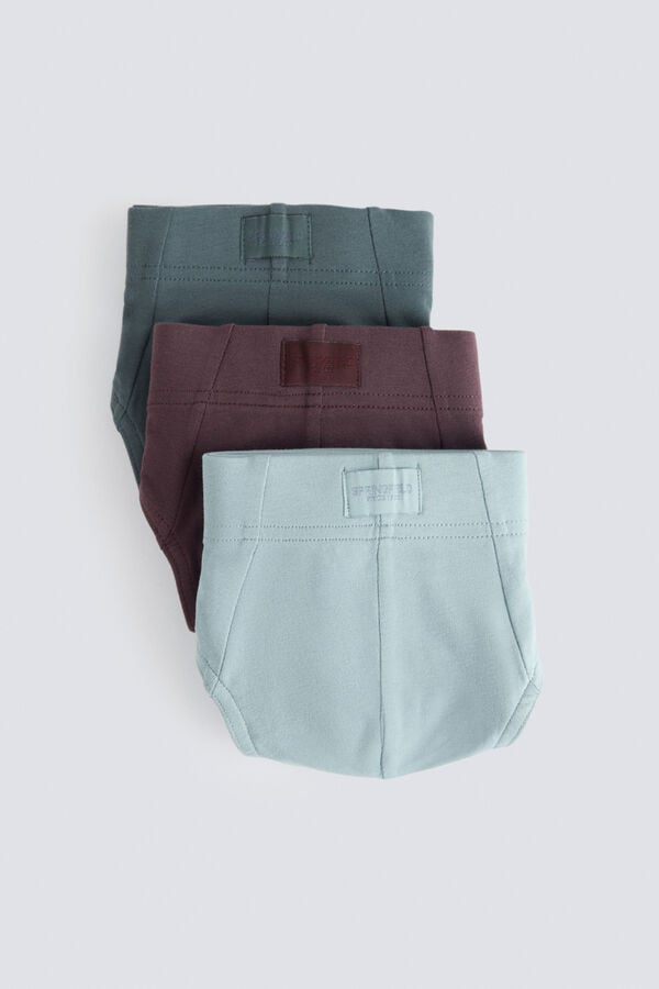 Springfield Pack 3 comfort briefs blue