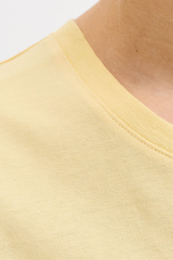 Jack & Jones Junior  Camiseta manga corta logo amarillo