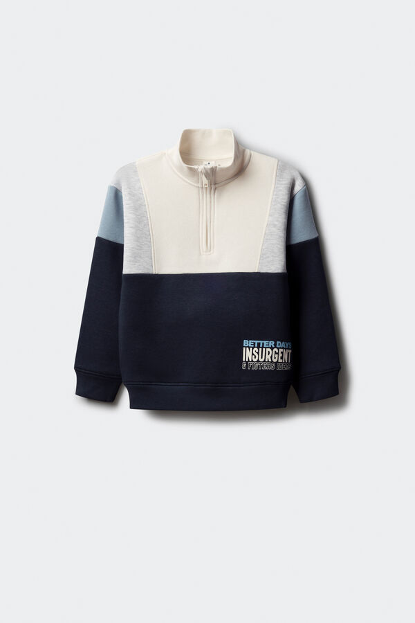 Springfield Kids Moletom Trucker Sweatshirt azul