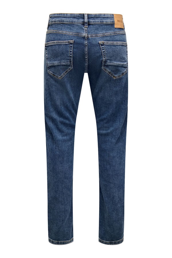 Only & Sons Cal&ccedil;a jeans masculina skinny fit. Blau
