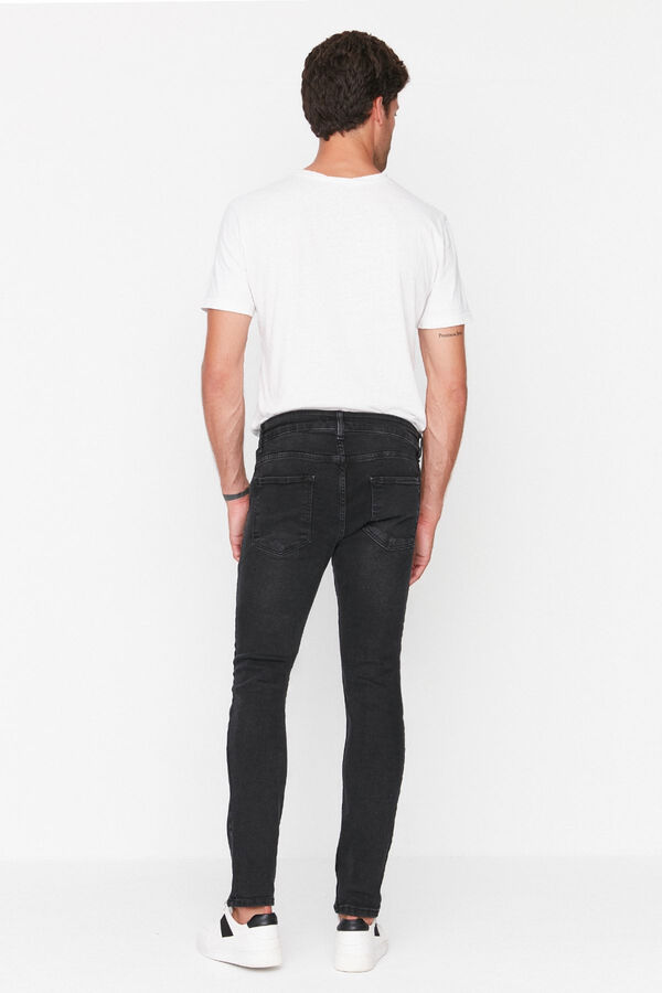 Trendyol Jeans skinny de hombre negro